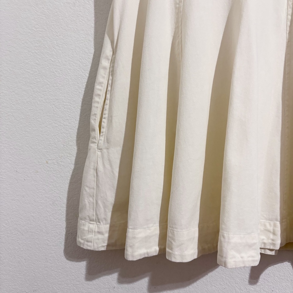 Free People Free-Est Breezy Chic Short Sleeve Mini Dress Wet Plaster Cream White - Picture 8 of 11
